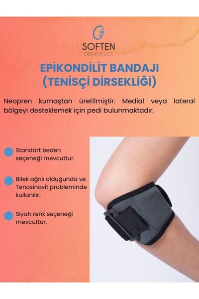 SOFTEN ORTHOPEDICS EPİKONDİLİT BANDI - STANDART