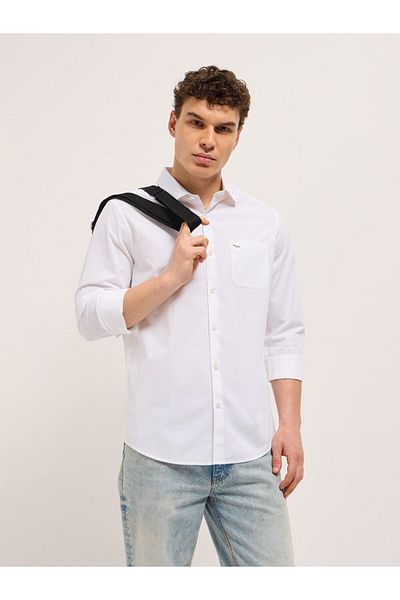 The Bear House Men's Regular Fit Cotton Shirt Long Sleeves Casual & Formal Soft Fabric