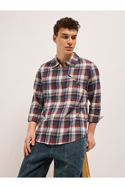 The Bear House Men's Regular Fit Cotton Shirt Long Sleeves Casual & Formal Soft Fabric