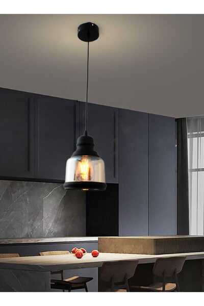 best power Modern Glass Pendant Lamp 4430-1 – Elegant Light with 190cm Cord, E27 Base (Bulb Not Included)