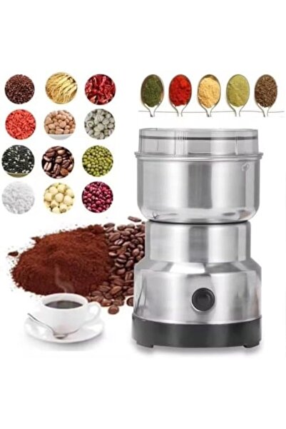 Generic Electric Coffee Grinder, 304 Stainless Steel 4-Blade Spice & Nut Grinder, High-Speed Multipurpose Gr