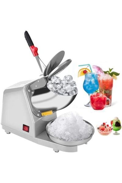 SOKANY Electric Ice Shaver Machine for Home, Kitchen Electric for Shaved Ice and Snow Cone Maker Machine Ic