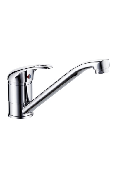 OEM Kitchen faucet, Frame ZS53405, stand, single lever, brass, chrome finish