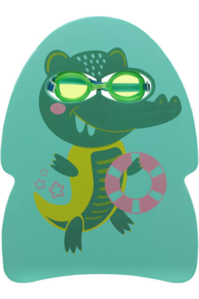 OEM Set de placă și ochelari de înot verzi pentru copii
