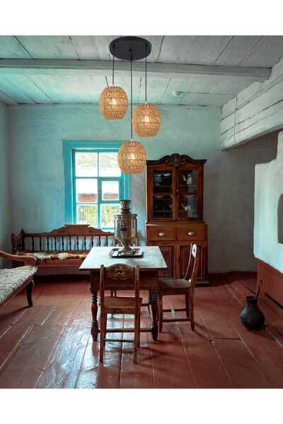 best power Classic Handmade Chandelier Lamp 7191-3 with E27 Base – Vintage Hanging Lamp– Bulbs Not Included