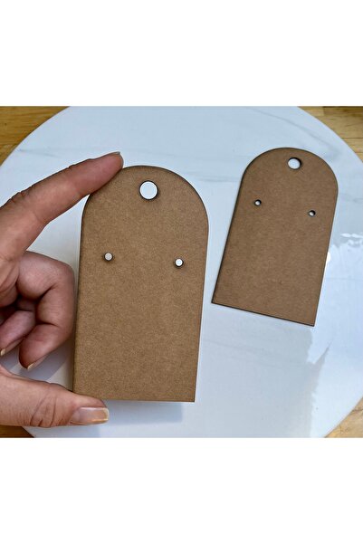 Volala Earring Card Kraft Color 10 Pcs