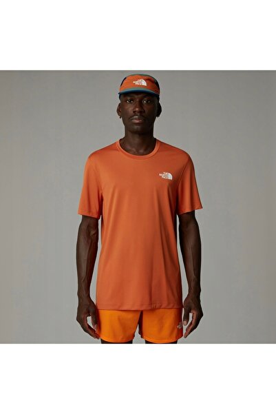 THE NORTH FACE M Lightbright S/S Tee Men's T-Shirt Orange