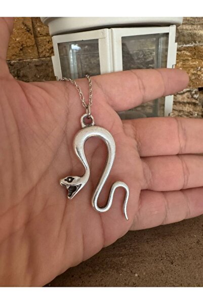 Yuchicly قلادة على شكل ثعبان الكوبرا للنساء والرجال - بتصميم يُجسد القوة والح...