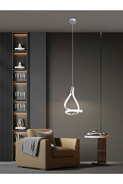best power Modern LED Ceiling Pendant Lamp 6890-1 – 3 Lighting Modes, 28W, 80cm Adjustable Length