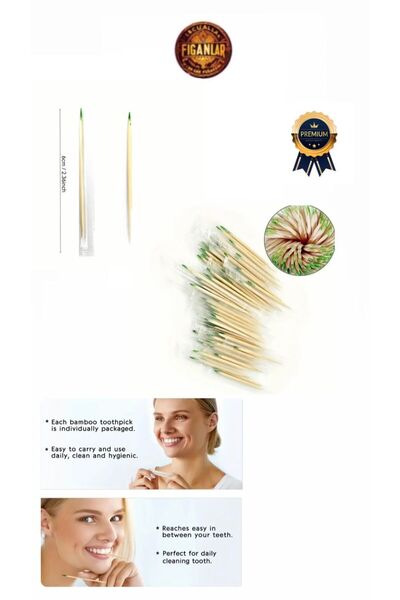 figanlar ambalaj YENİ nane aromalı mentollü kürdan 500 adet kullan at kürdan ...