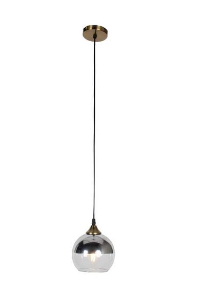 best power Modern Glass Pendant 6827-1 – Elegant Lamp with 190cm Cord, E27 Bulb Base (Bulb Not Included)
