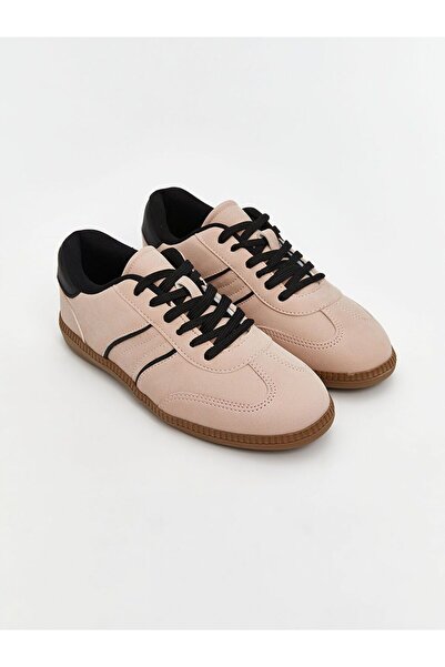 LC Waikiki Lcw Steps Pink Lace-Up Women's Sports Shoes