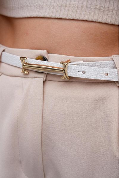 Mynoa Thin Belt with Lock Buckle,Women's Belt,Jacket Belt,Pantalon Belt,