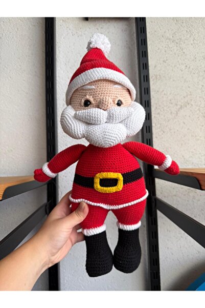 LUCHA Noel Baba Örgü Bebek 46 cm