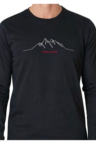 Pierre Cardin Чоловічий новий сезон велосипедний комір з довгими рукавами бавовняний піжамний комплект CH.PC.6.101.C0