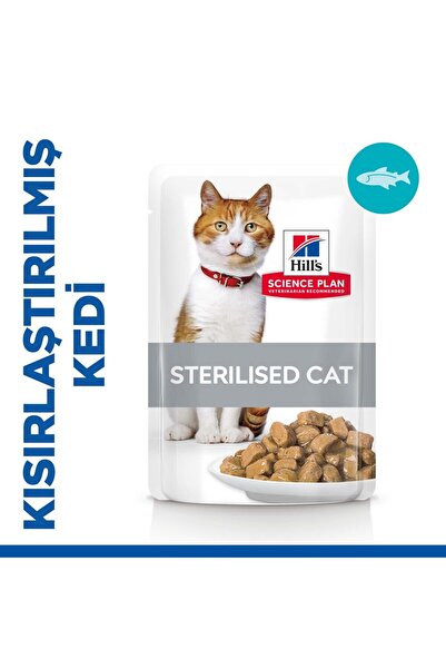 Hill's SCIENCE PLAN Kısırlaştırılmış Alabalıklı Kedi Pouch 85 gr