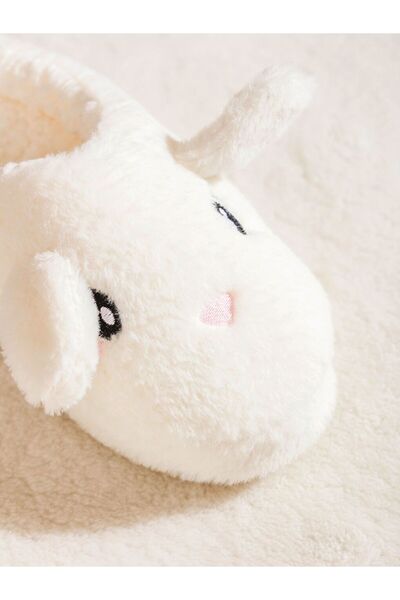 LC Waikiki Lcw Home Plush Women's House Slippers with Rabbit Figure