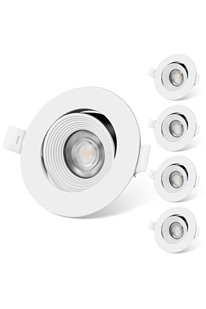 OEM Spot LED exclusiv, încastrat, pivotant, ultraplat, 230V, 6W lumini alb ca...