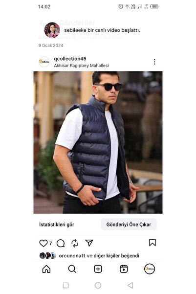 Q45collection Faux Leather Men's Vest