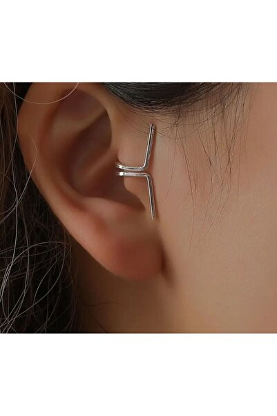 Dgt Luxury C Cartilage Earring, No Hole, Clip-On