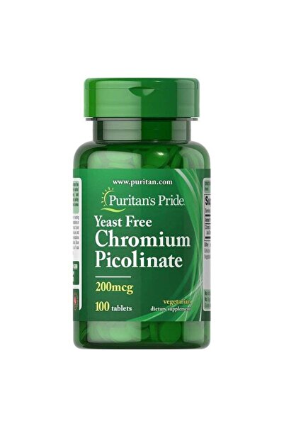 Puritan's Pride مكمل غذائي بيكولينات الكروم 200 ميكروغرام - 100 قرص