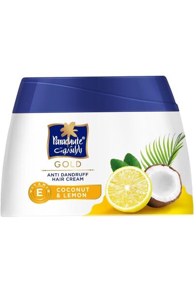 Parachute Gold Anti-Dandruff Hair Cream with Coconut and Lemon, 140 ml