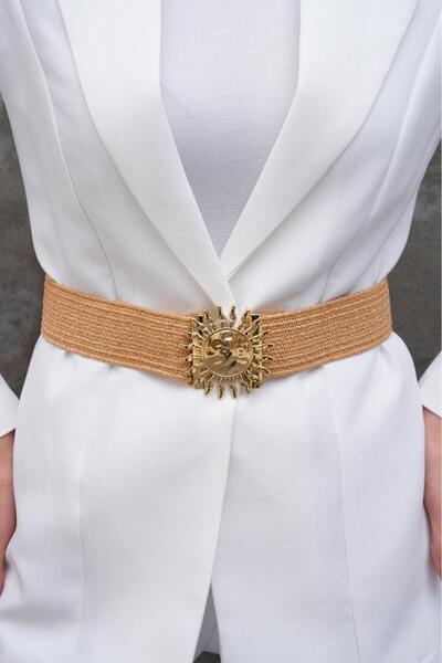 Mynoa Elastic Women's Belt, Jacket Belt, Dress Belt.
