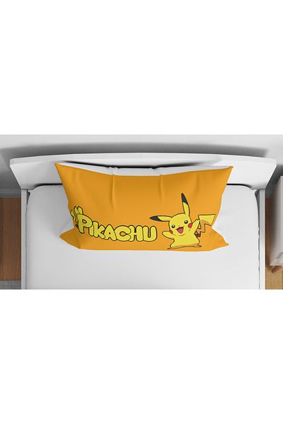 Erays Home Pikachu 3D Printed Single Bed Sheetless Boy's Duvet Cover Set
