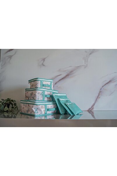 FORSACE Newborn Baby Care Set Consisting of 13 Pieces Blue (Suitcase-Bottom-Care-Bedding-Basket-Care.-3Lücek)