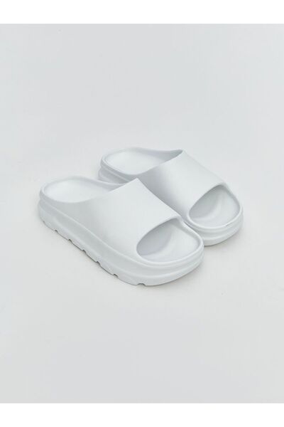 LC Waikiki Lcw Steps White Single Strap Women's Slippers
