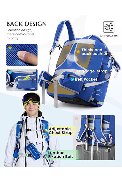 OEM Rucsac de drumeție impermeabil 61 L