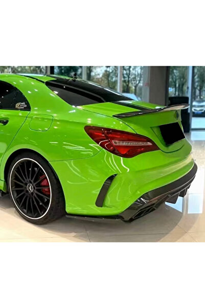 HasAkman Mercedes CLA W117 PSM Bagaj Üstü İthal Spoiler Parlak Siyah Plastik ...