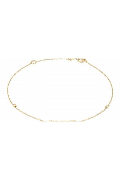 Sandra Ferretti 18K Yellow Gold Bracelet with Diamond Beads