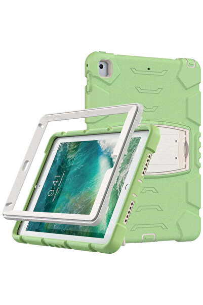 SIGLOO 3-Layer Rugged Case with Stand, Samsung Galaxy Tab A7 10.4", Full Protection, Green