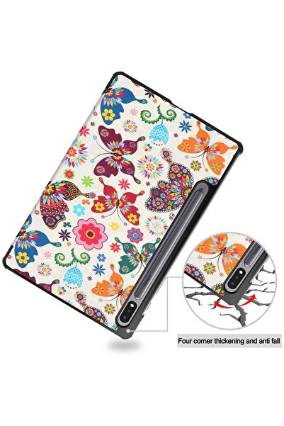 SIGLOO Husa Tab S10-S10FE-S9-S9Fe 11 inci UltraSlim stand SmartCover sleep wakeup ColorFull Tree