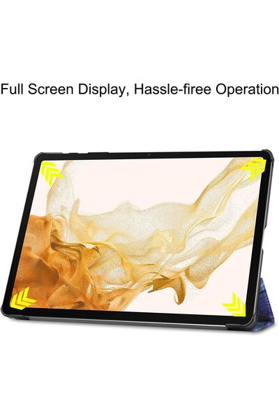 SIGLOO Husa Samsung Galaxy Tab S10/S9/S8 Ultra 14.6'', smart cover stand sleep/wake stylus Abstract