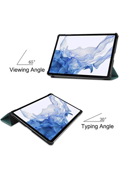 SIGLOO Case for Lenovo Tab P12 12.7 inches ultralight stand type sleep wake up function pine green