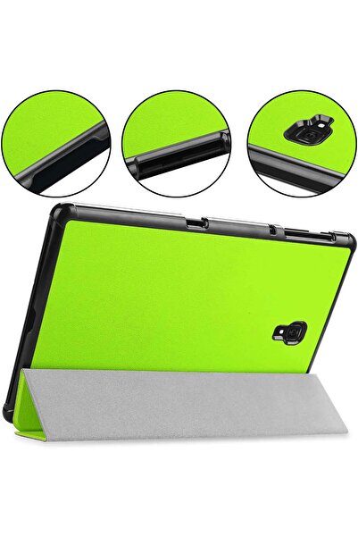 SIGLOO Husa Slim Smart Cover Trifold pentru Samsung Galaxy Tab S10 S9 S8 Ultra 14.6 inci Green Grass
