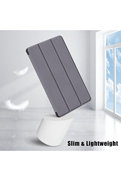 SIGLOO Husa Slim Sigloo, Smart Cover, Trifold, pentru tableta Lenovo Tab M9, TB-310FU, 9 inch, Grey