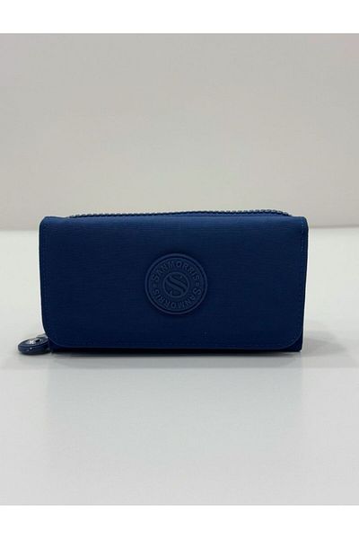 H&D COLLECTİON Women's Zippered Multi-Compartment Card Compartment Wallet Srg