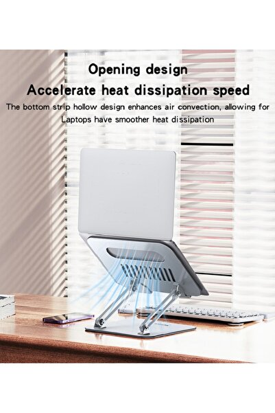 Yesido حامل أجهزة لوحية ولابتوب يسيدو LP05 - تصميم بذراعين مزدوجين من الألمنيوم