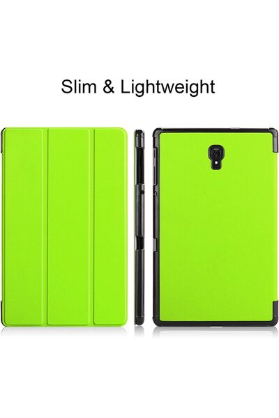 SIGLOO Husa UltraSlim tip stand cu functie sleep wakeup Samsung Galaxy Tab A9 8.7 inci green grass