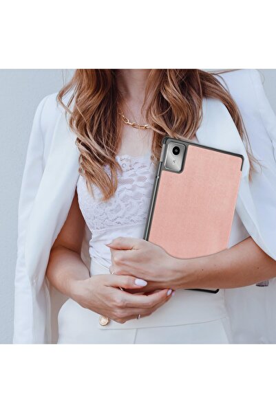 SIGLOO Slim Smart Cover Trifold Case for Lenovo Tab M11 11 inches golden