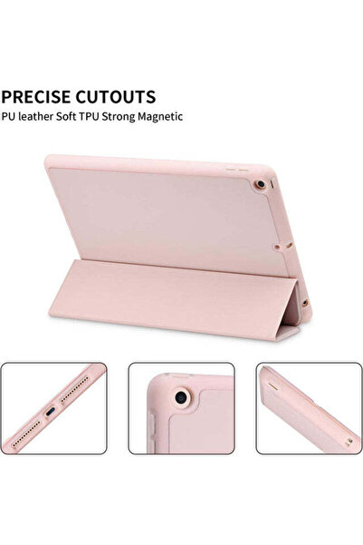 SIGLOO Premium case Galaxy Tab A7 10.4 inches synthetic leather SmartPen holder polycarbonate back Pink