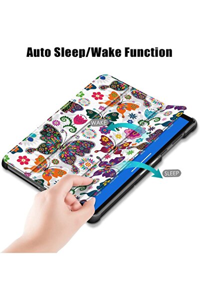 SIGLOO Husa premium pentru Lenovo Tab M10 FHD Plus M10 Plus K10 10.3 inci Slim Trifold butterfly