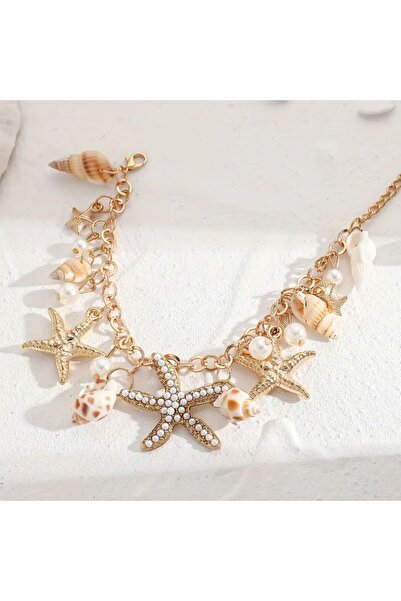 Minnoş Dükkan Sea Beach Style Anklet