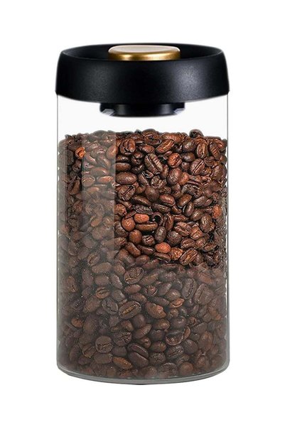 Generic Glass Kitchen Storage Jars, Coffee Canisters with Airtight Lid Seal, ...