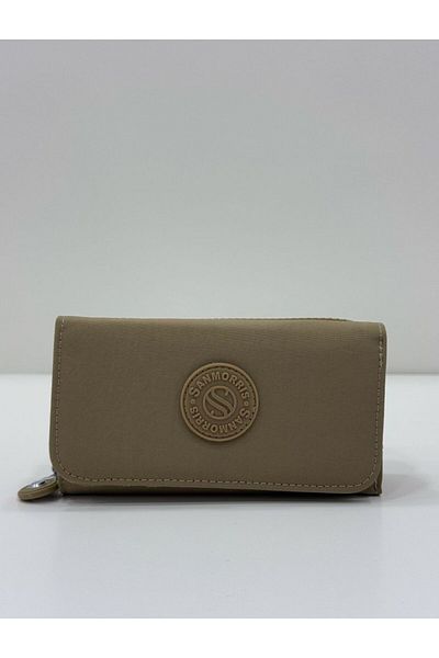 H&D COLLECTİON Women's Zippered Multi-Compartment Card Compartment Wallet Srg