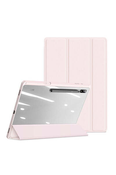 SIGLOO Husa premium pentru SAMSUNG GALAXY TAB S8 si S7 11 inci cu suport Smart Pen roz