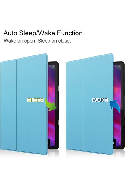SIGLOO Husa Smart Cover, Sigloo, pentru tableta Lenovo Yoga Tab 11 YT-J706F 11 inch 2021, Model Blue Sky